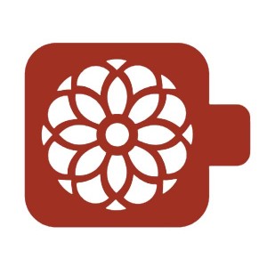 Трафарет М9О-03 "Виньетка 3" Event Design, 9х9 см